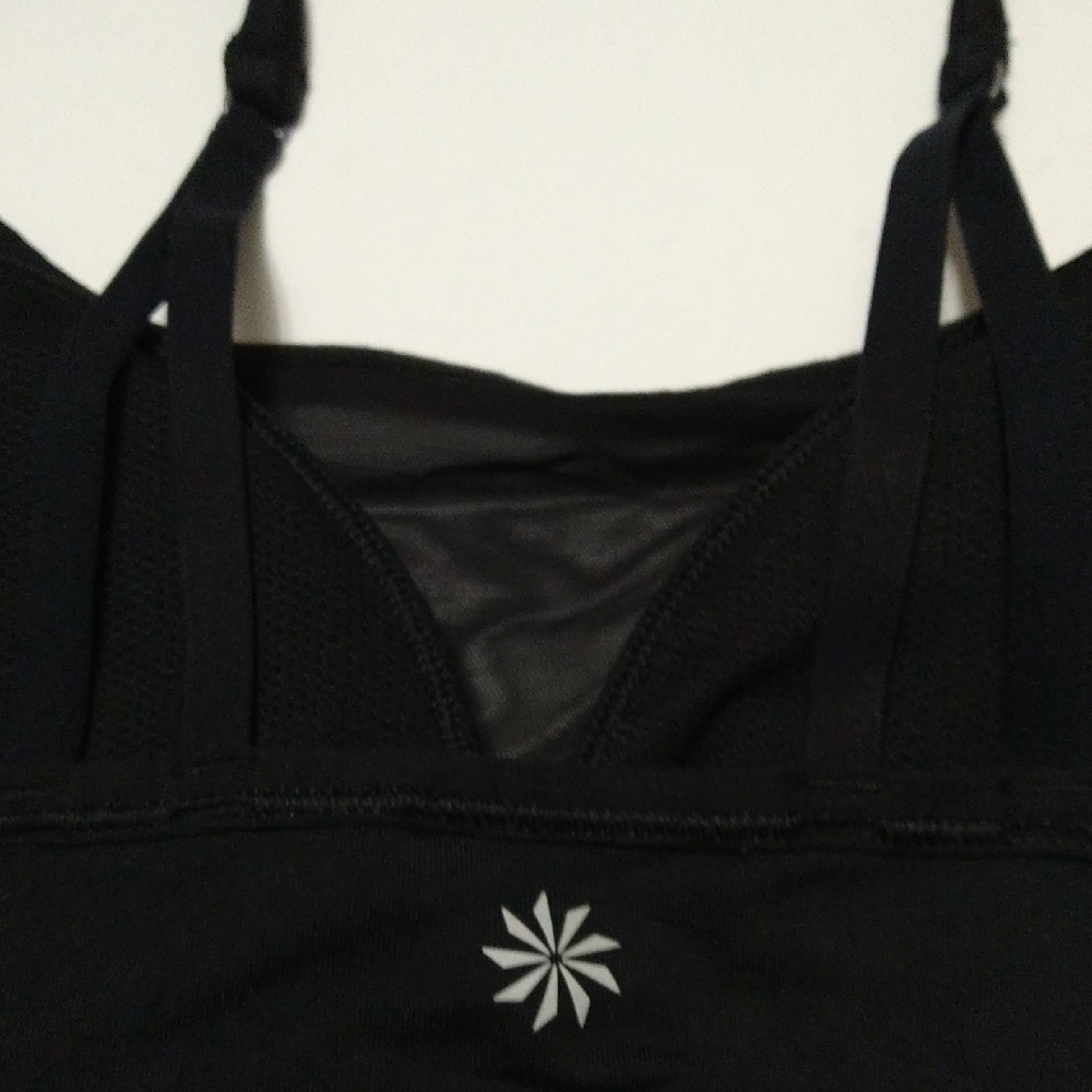 Athleta Black Women's Intimate Sports Bra W/Removable Pads Size S #1242 - Picture 6 of 11